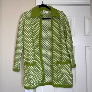 70s style vintage cardigan